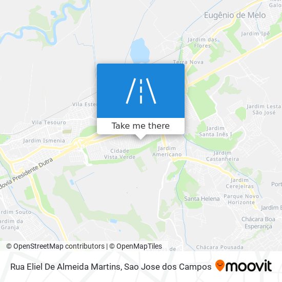 Rua Eliel De Almeida Martins map