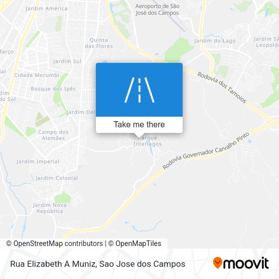 Rua Elizabeth A Muniz map