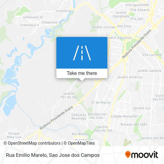 Rua Emilio Marelo map