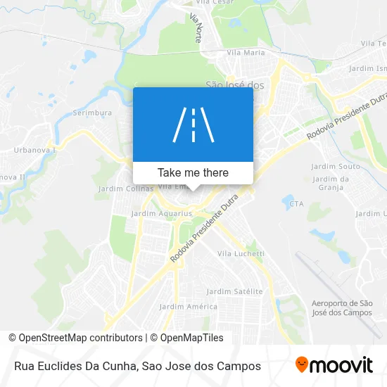 Rua Euclides Da Cunha map