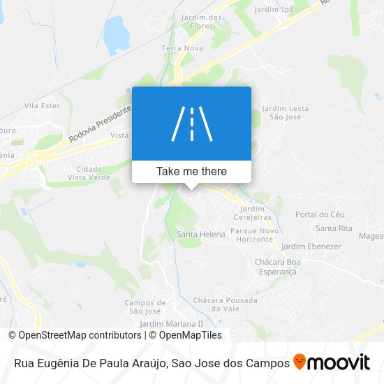 Rua Eugênia De Paula Araújo map