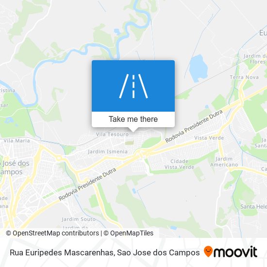 Rua Euripedes Mascarenhas map
