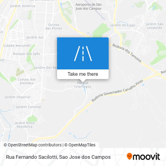 Rua Fernando Sacilotti map