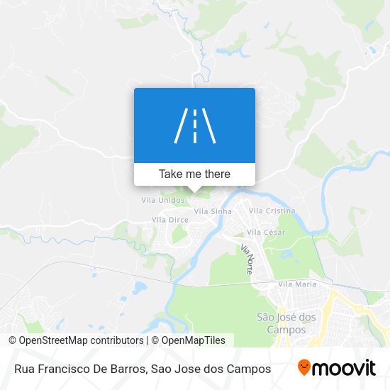Rua Francisco De Barros map