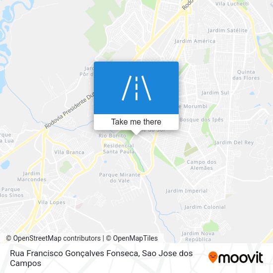 Rua Francisco Gonçalves Fonseca map