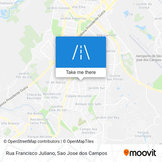 Rua Francisco Juliano map