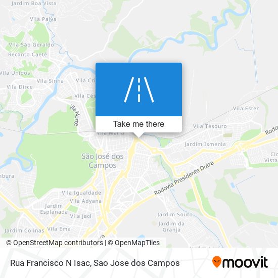 Mapa Rua Francisco N Isac