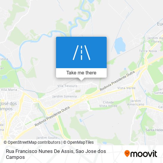 Mapa Rua Francisco Nunes De Assis