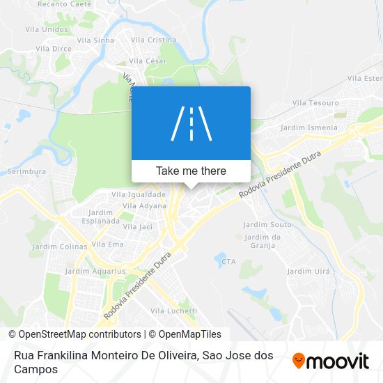 Rua Frankilina Monteiro De Oliveira map