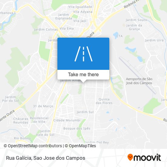 Rua Galícia map