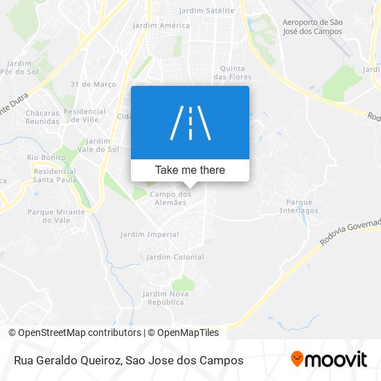 Mapa Rua Geraldo Queiroz