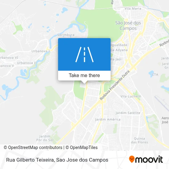 Rua Gilberto Teixeira map