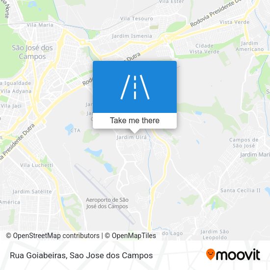 Rua Goiabeiras map