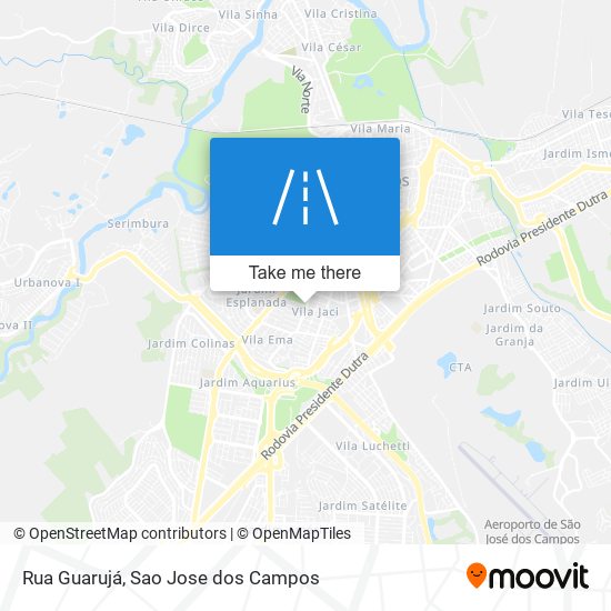 Rua Guarujá map