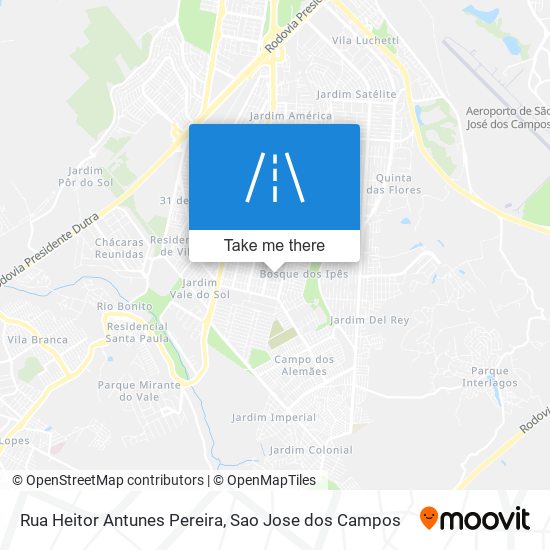 Rua Heitor Antunes Pereira map
