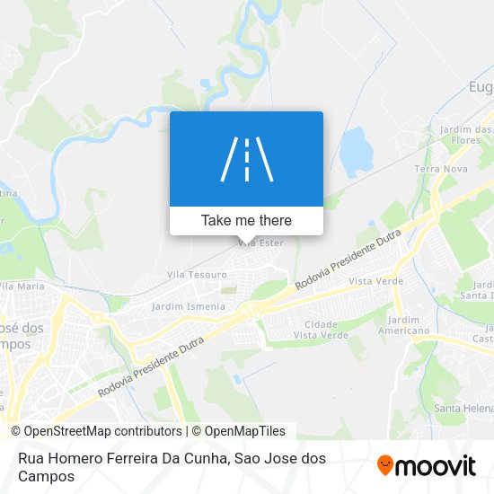 Rua Homero Ferreira Da Cunha map