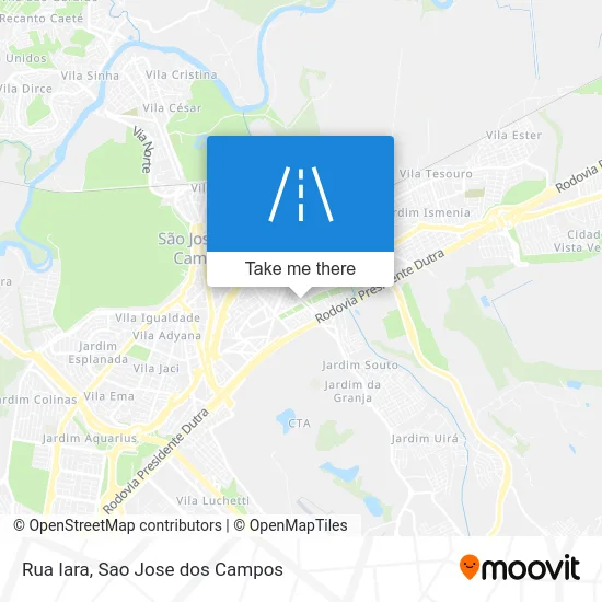 Rua Iara map