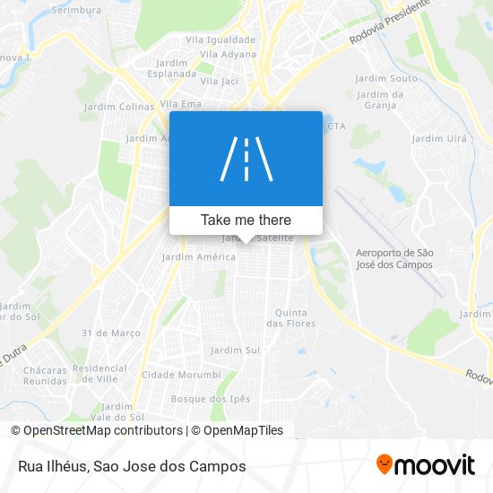 Rua Ilhéus map