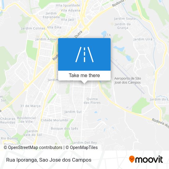 Rua Iporanga map