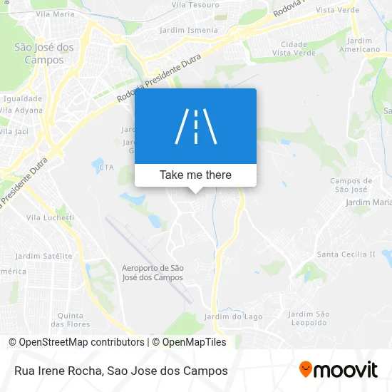 Rua Irene Rocha map