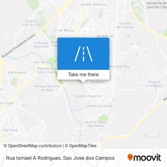 Rua Ismael A Rodrigues map
