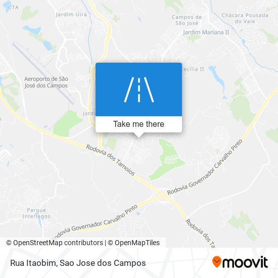 Rua Itaobim map