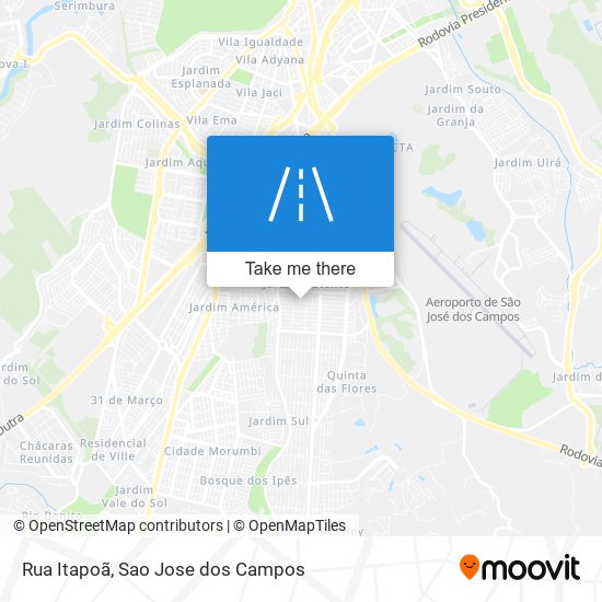 Rua Itapoã map