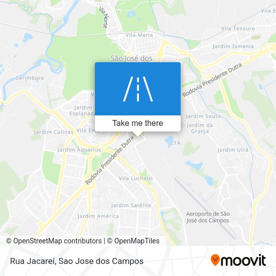 Rua Jacareí map