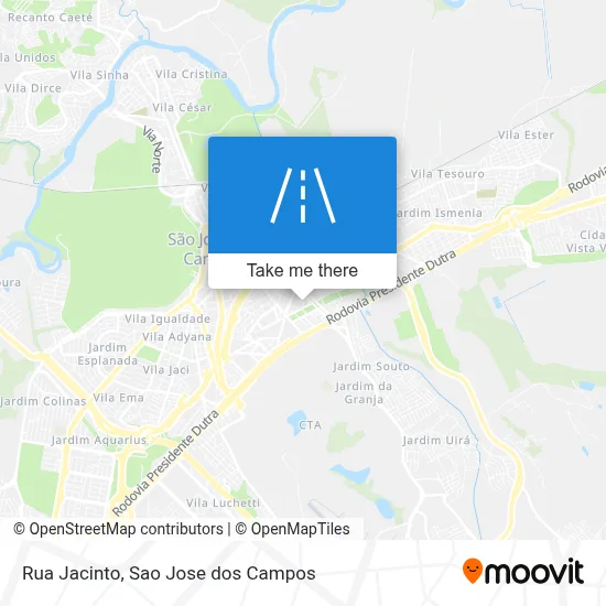 Rua Jacinto map