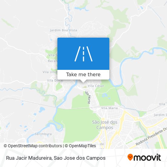 Mapa Rua Jacir Madureira