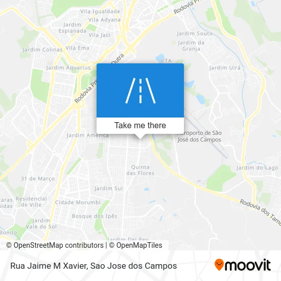 Rua Jaime M Xavier map