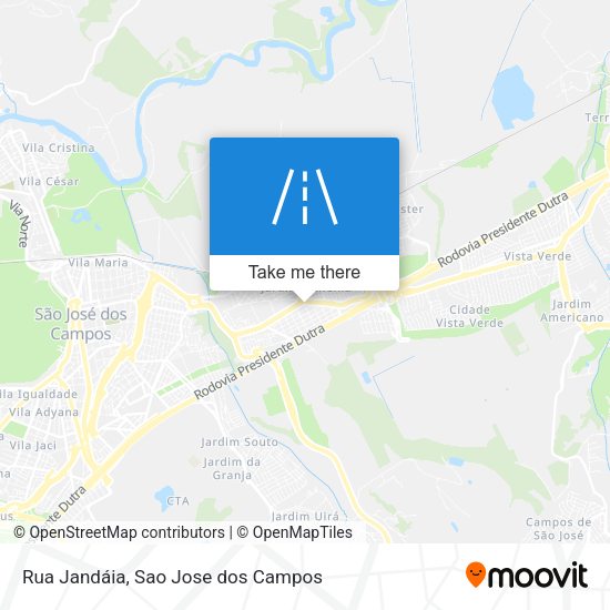Rua Jandáia map
