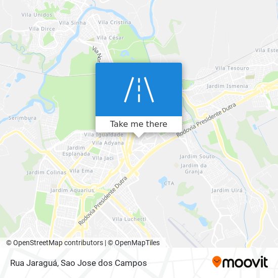 Mapa Rua Jaraguá