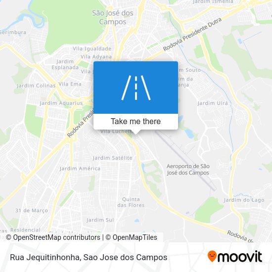 Rua Jequitinhonha map