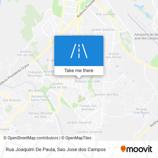 Rua Joaquim De Paula map