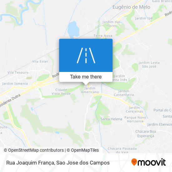 Mapa Rua Joaquim França