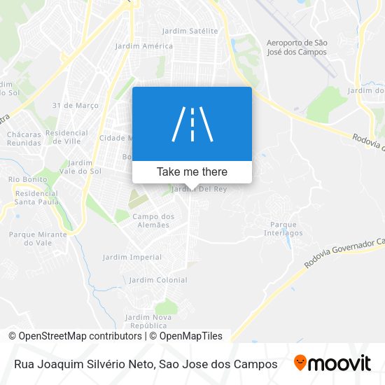 Rua Joaquim Silvério Neto map