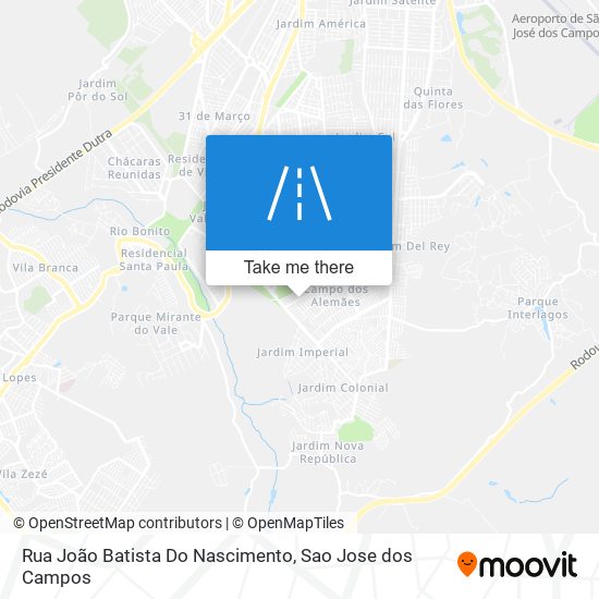 Mapa Rua João Batista Do Nascimento