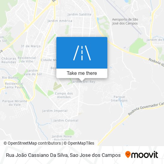 Mapa Rua João Cassiano Da Silva