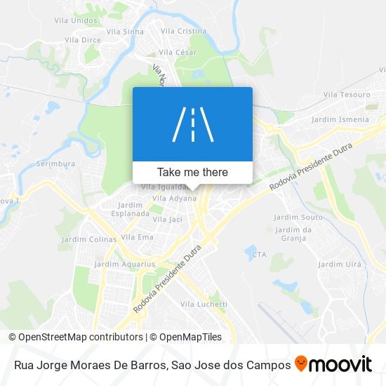 Mapa Rua Jorge Moraes De Barros