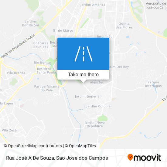 Rua José A De Souza map