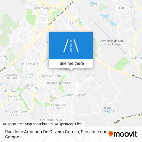 Mapa Rua José Armando De Oliveira Gomes