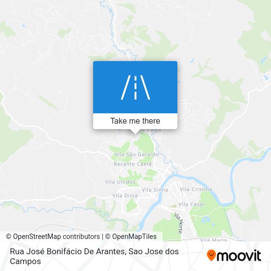 Rua José Bonifácio De Arantes map