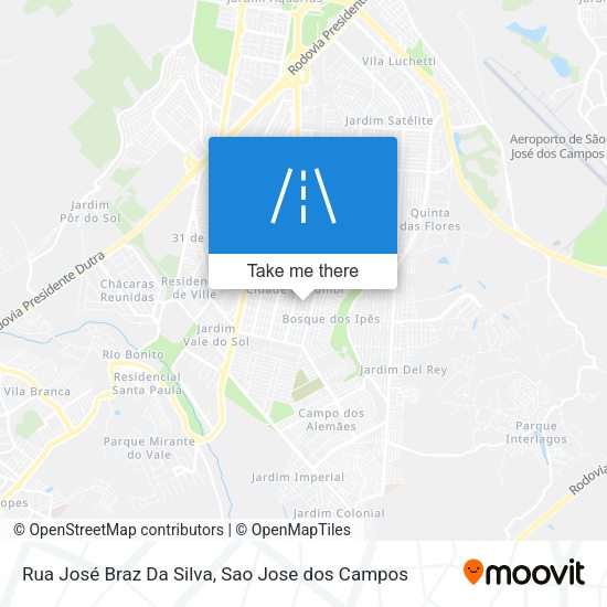 Rua José Braz Da Silva map