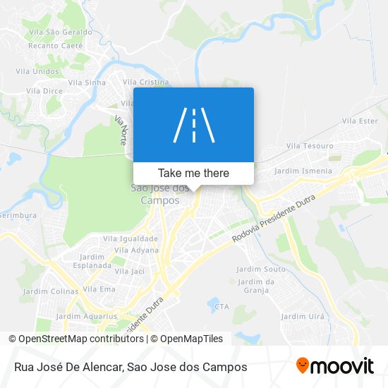 Mapa Rua José De Alencar