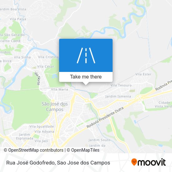 Rua José Godofredo map