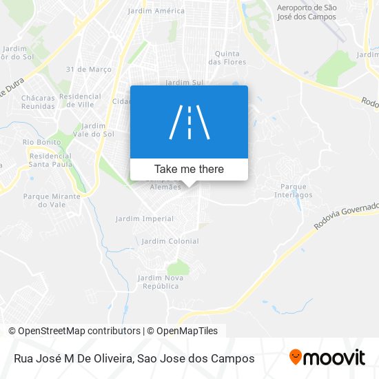 Rua José M De Oliveira map