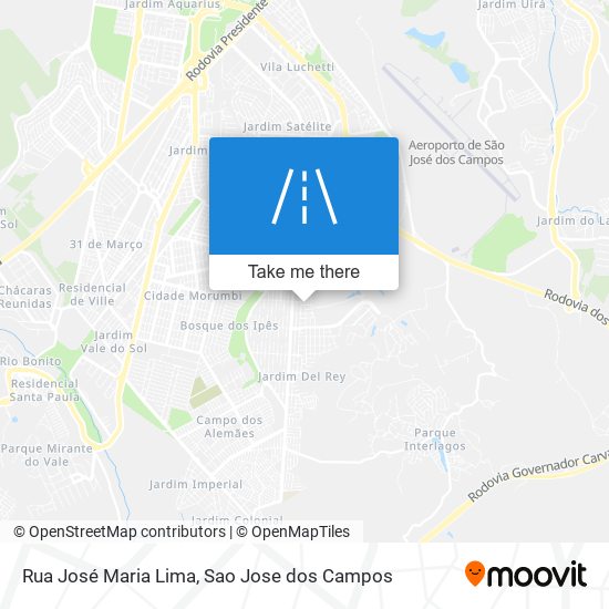 Mapa Rua José Maria Lima