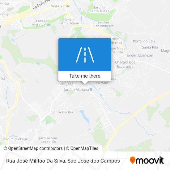 Rua José Militão Da Silva map