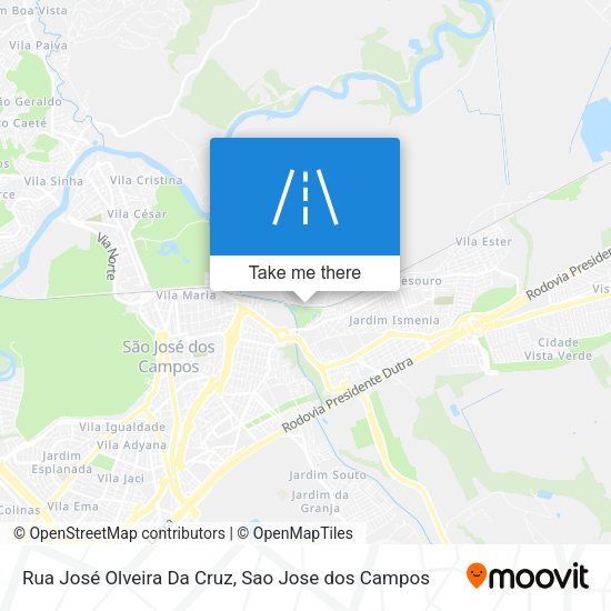 Rua José Olveira Da Cruz map